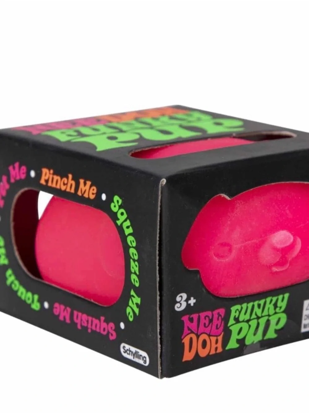 Needoh Sealed Package - All 3 Funky Pup Pink & Teal (All 3)